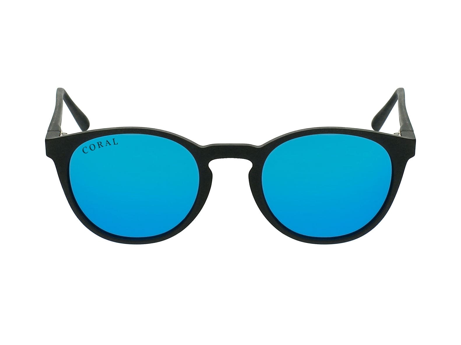 Black Round Polarised Sunglasses