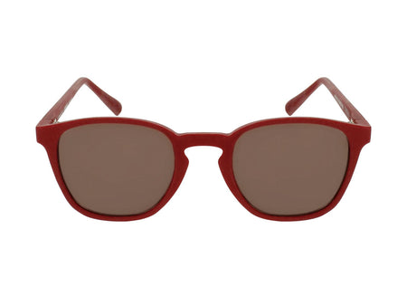 Red round Coral Eyewear Sunglasses