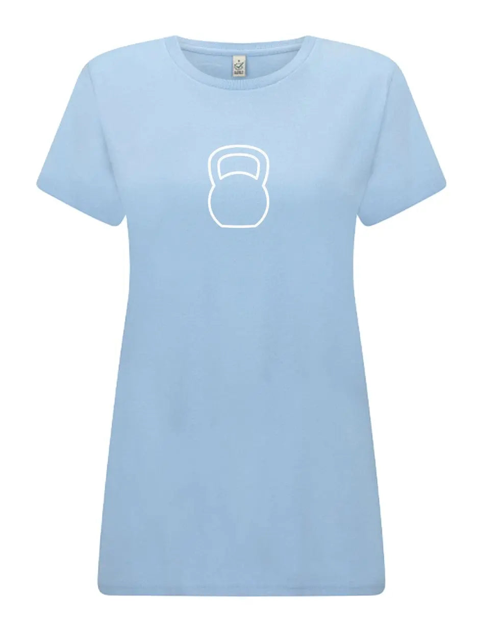 Lil Miss Kettlebell - T-Shirt In Cotone Organico Per Donne - Regalo Originale Per Sportive E Appassionate Di Fitness - 6
