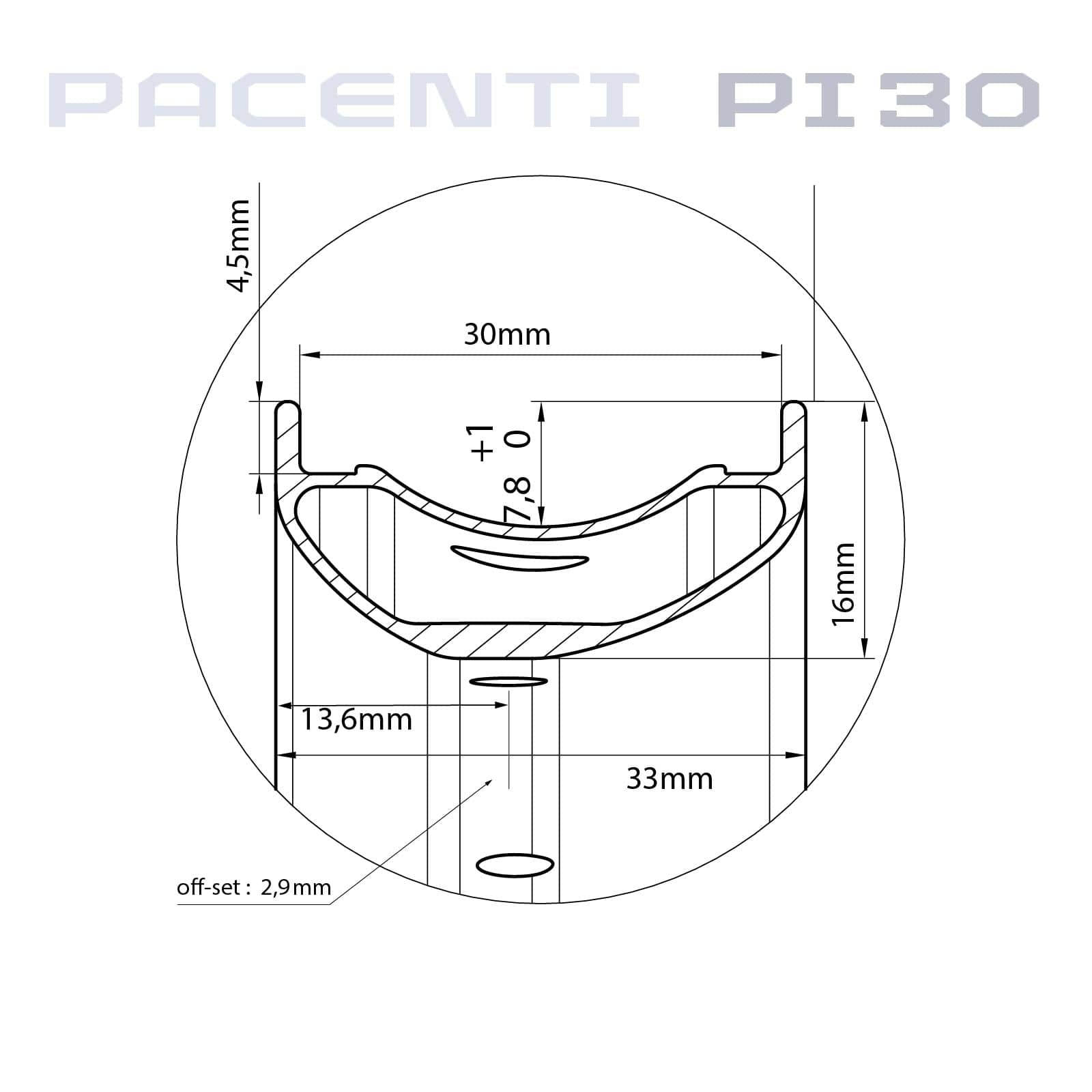 PI30-END Wheelset 27.5" 142mm - Dimensions