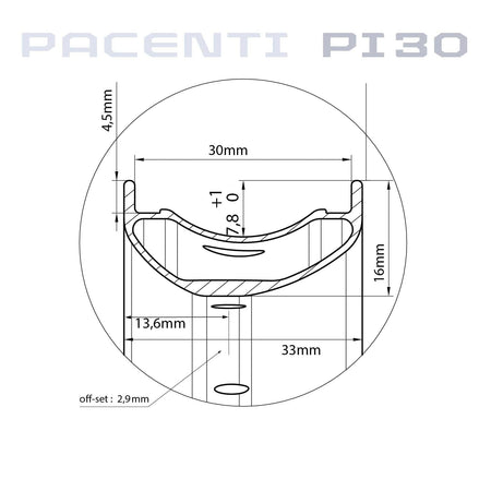 PI30-END Wheelset 27.5" 142mm - Dimensions