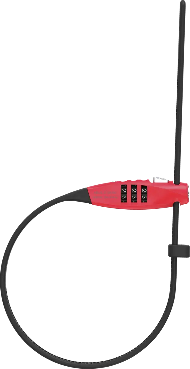 ABUS Bike Lock Red / 4x450mm ABUS Combiflex TravelGuard Lock