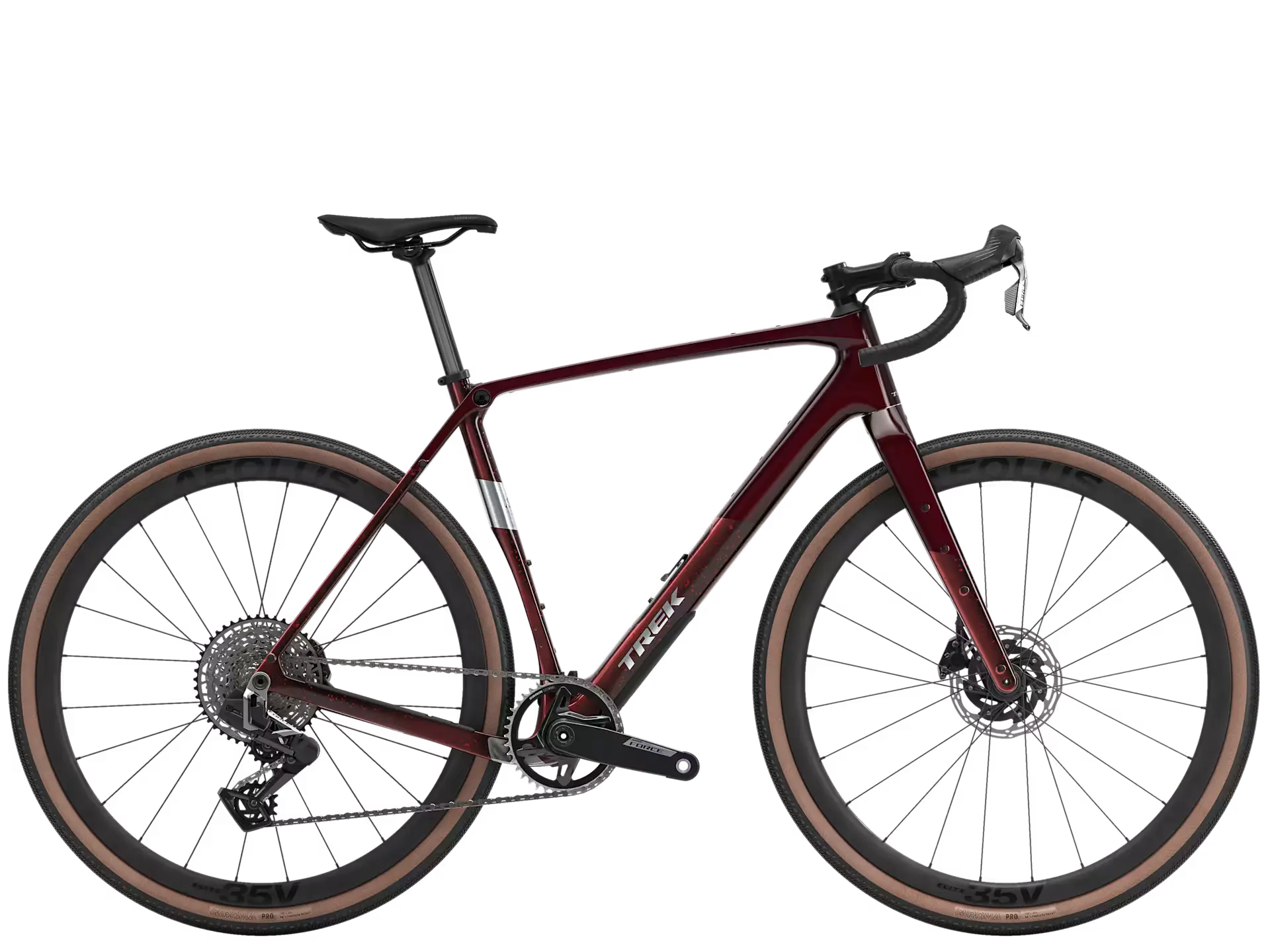 Trek Gravel Bike Dark Red/Carbon Red Smoke Splatter / XS Trek Checkpoint SL 7 AXS Gen 3 Gravel Bike