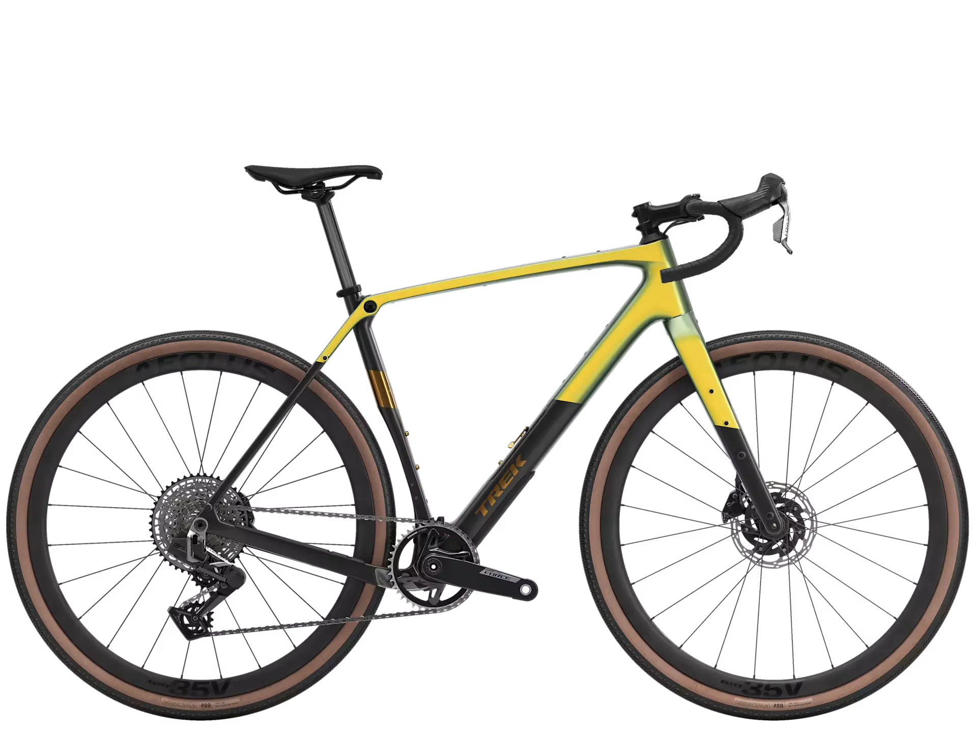 Trek Gravel Bike Satin Chameleon Green/Dark Web / XS Trek Checkpoint SL 7 AXS Gen 3 Gravel Bike