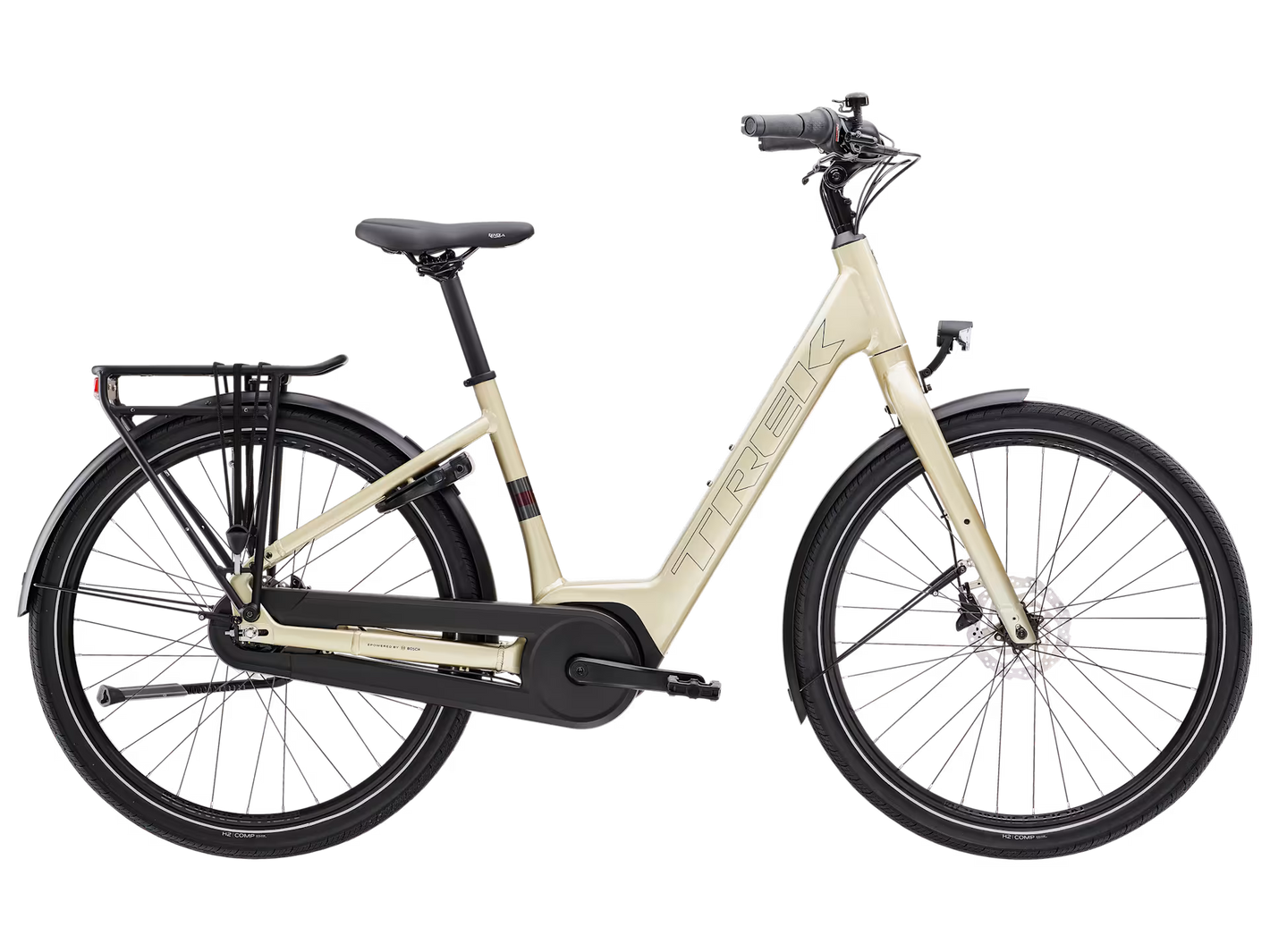 Saint Piran Service Course E-Hybrid Beige / S Trek District+ 1 Lowstep 2026 E-Hybrid Bike
