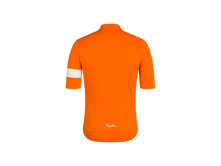 Rapha Core Cycling Jersey Orange/White RAPHA