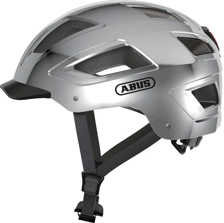 ABUS Helmets Chrome Silver / Small ABUS HYBAN 2.0 Helmet