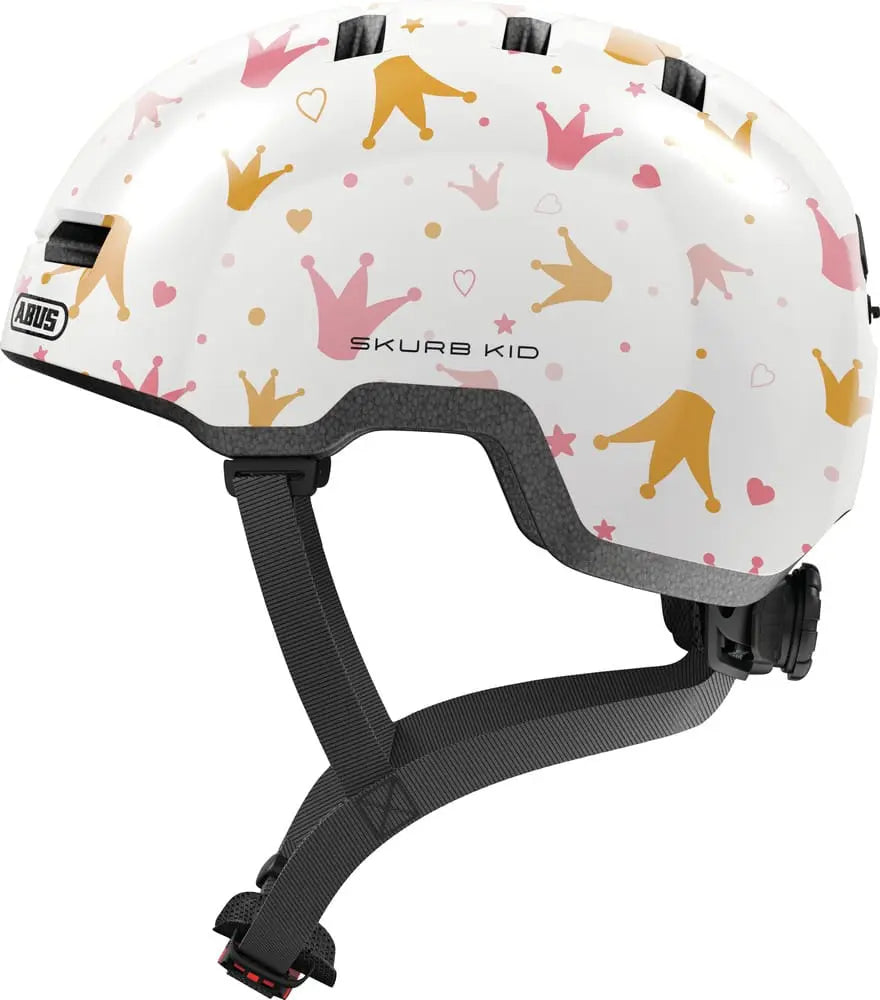 ABUS Helmets White Crowns / Small ABUS SKURB KID Helmet