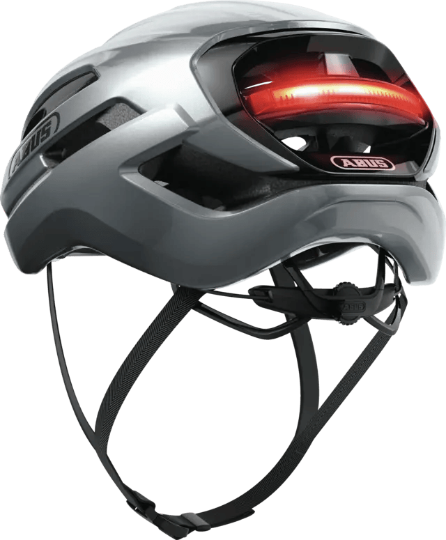 ABUS Helmets Graphite Silver / Large ABUS TAIPAN LED Helmet