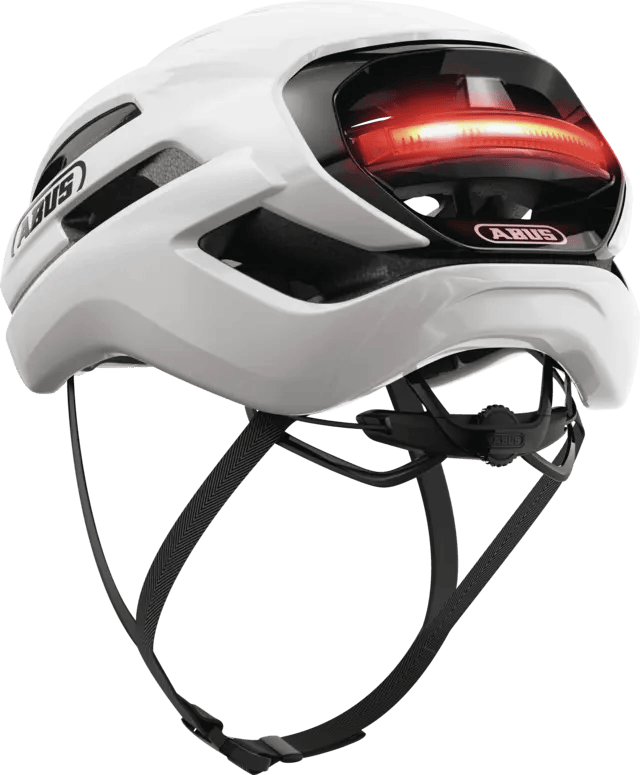 ABUS Helmets Shiny White / Large ABUS TAIPAN LED Helmet