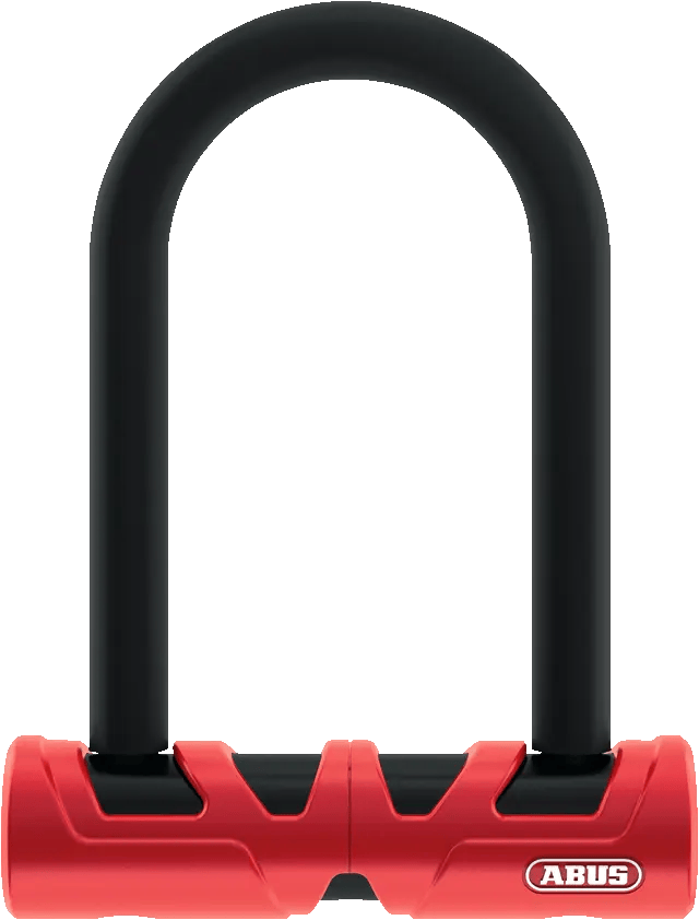 ABUS Bike Lock Red/Black / 140mm shackle ABUS ULTIMATE 420K/150 HB140 +USH D Lock & Cobra Cable