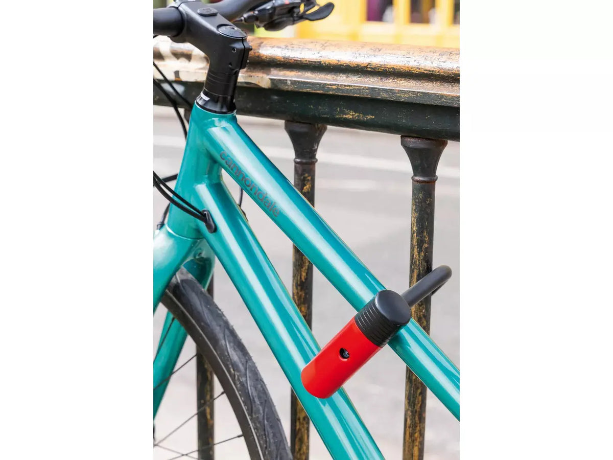 ABUS Bike Lock Red/Black / 140mm shackle ABUS ULTIMATE 420K/150 HB140 +USH D Lock & Cobra Cable