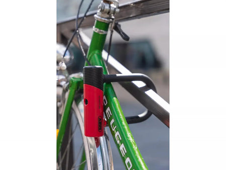 ABUS Bike Lock Red/Black / 140mm shackle ABUS ULTIMATE 420K/150 HB140 +USH D Lock & Cobra Cable