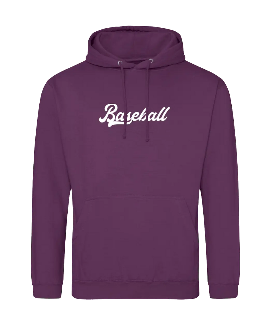 Big Bobble Hats Ltd Hoodies Small / Plum Baseball Hoodie
