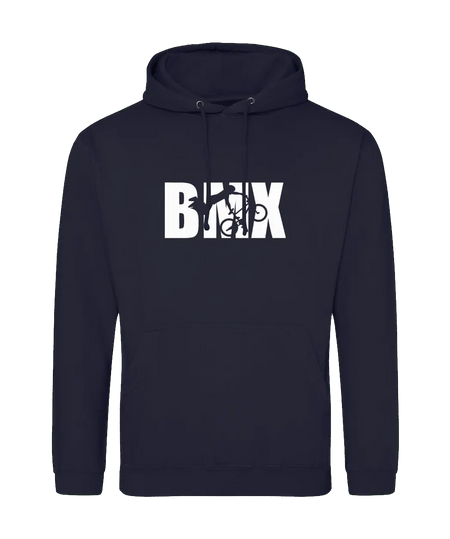 Big Bobble Hats Ltd Hoodies Small / Navy Smoke BMX Hoodie
