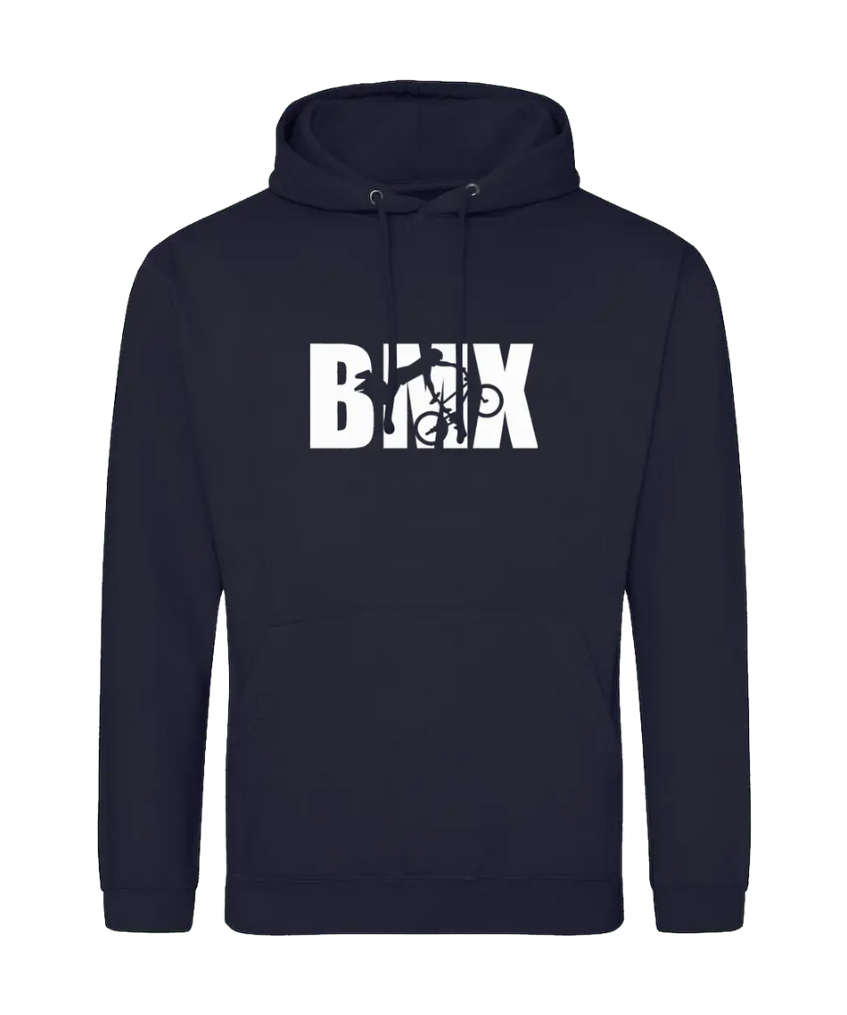 Big Bobble Hats Ltd Hoodies Small / Navy Smoke BMX Hoodie