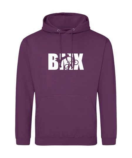 Big Bobble Hats Ltd Hoodies Small / Plum BMX Hoodie