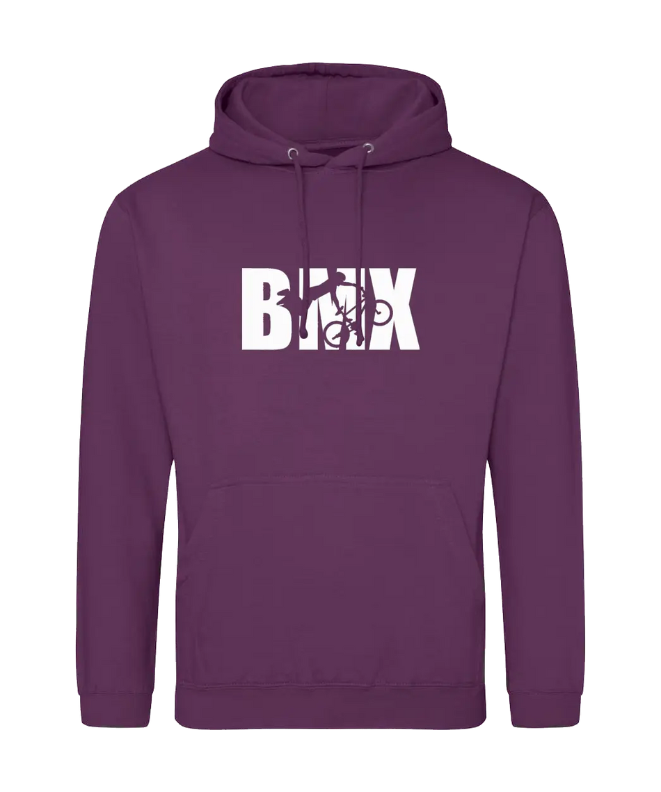 Big Bobble Hats Ltd Hoodies Small / Plum BMX Hoodie