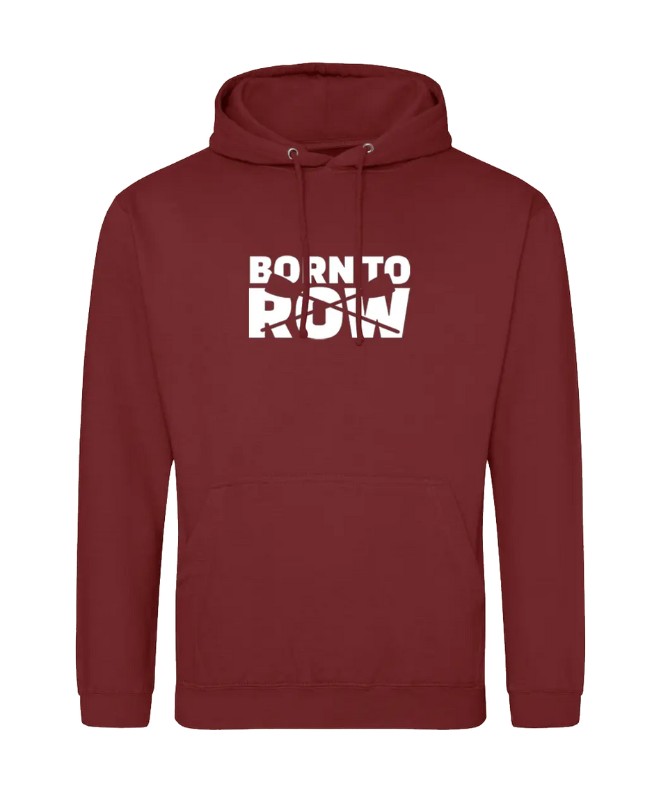 Big Bobble Hats Ltd Hoodies Small / Red Hot Chilli Born to Row Hoodie