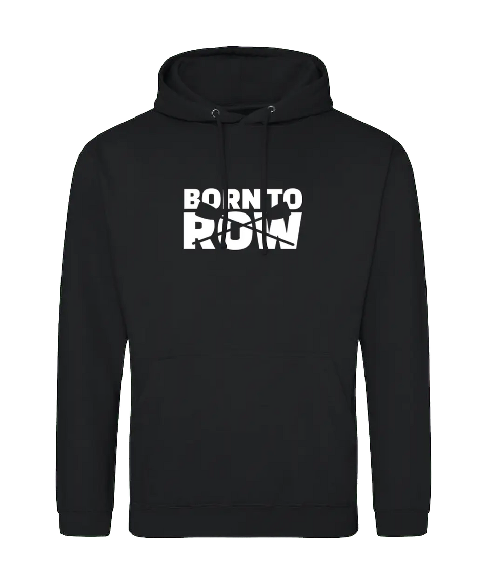 Big Bobble Hats Ltd Hoodies Small / Black Born to Row Hoodie