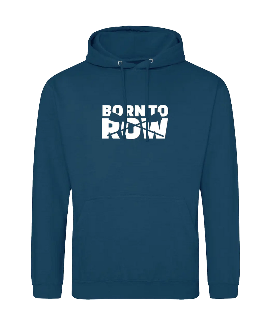 Big Bobble Hats Ltd Hoodies Small / Ink Blue Born to Row Hoodie