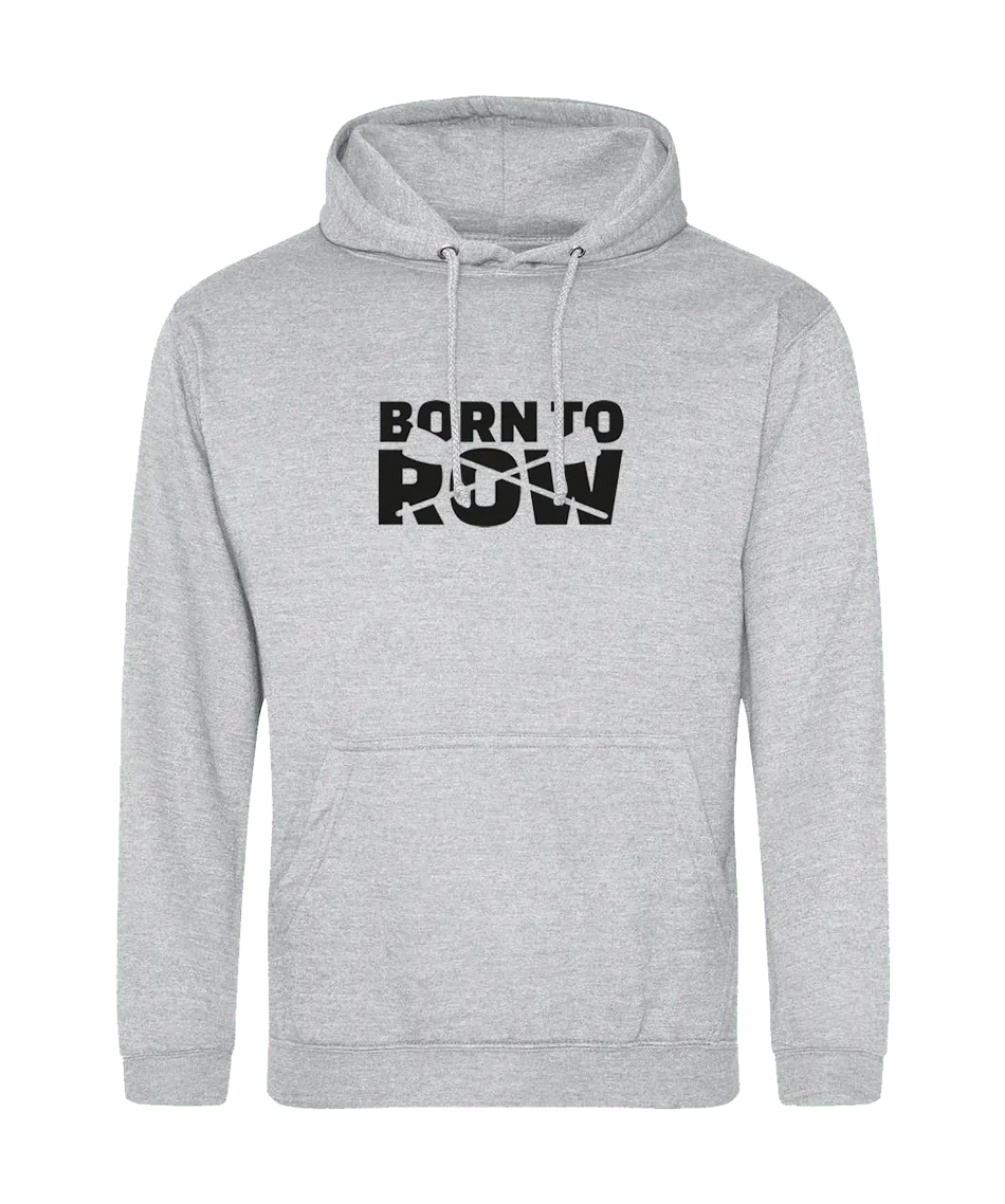Big Bobble Hats Ltd Hoodies Small / Heather Grey Born to Row Hoodie