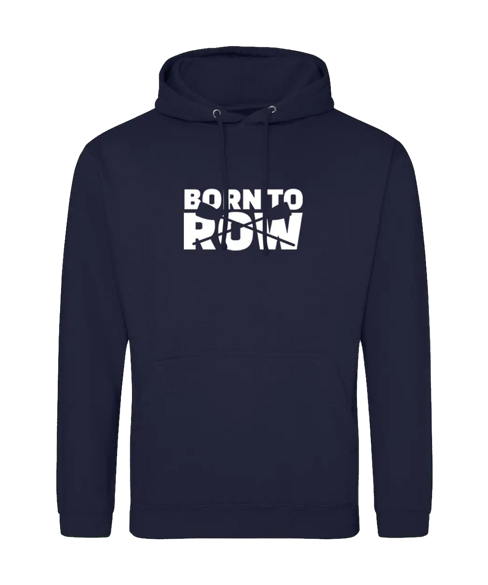 Big Bobble Hats Ltd Hoodies Small / Navy Smoke Born to Row Hoodie