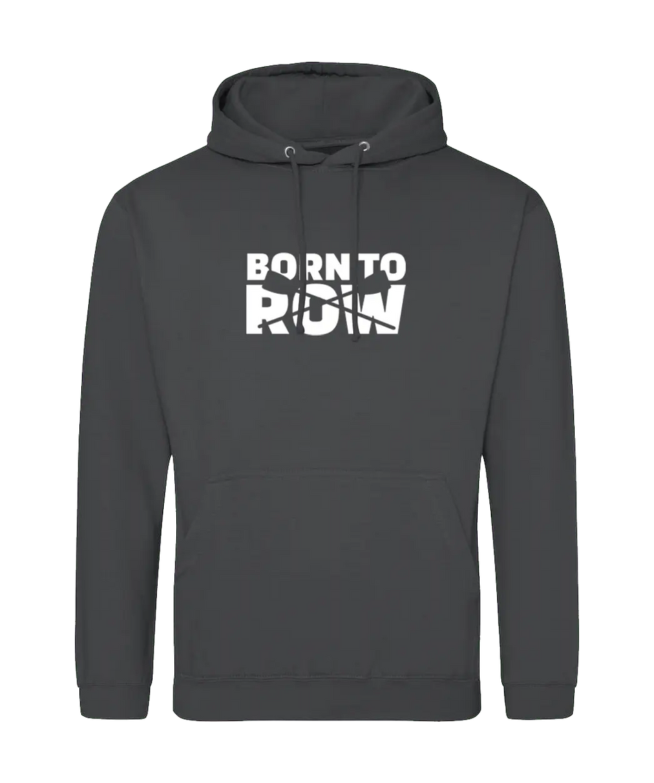 Big Bobble Hats Ltd Hoodies Small / Storm Grey Born to Row Hoodie