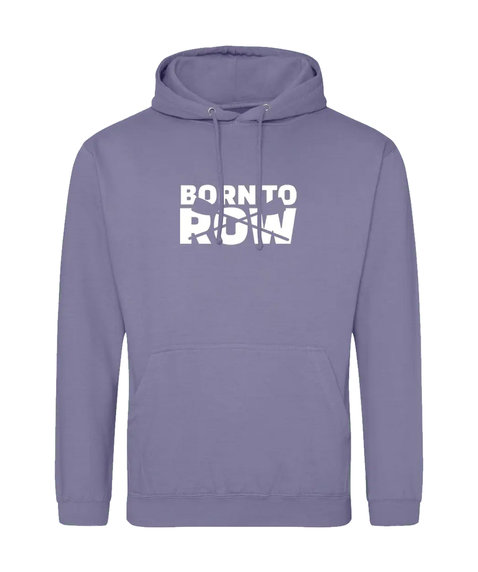 Big Bobble Hats Ltd Hoodies Small / Digital Lavender Born to Row Hoodie