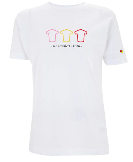 Big Bobble Hats Ltd T-Shirts Small / White Grand Tours T-Shirt