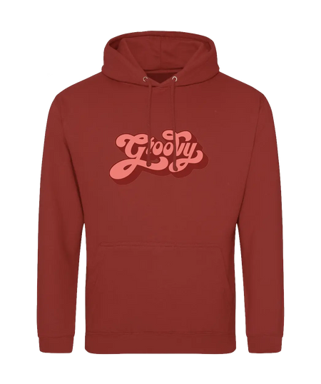 Big Bobble Hats Ltd Hoodies Small / Red Hot Chilli Groovy Hoodie