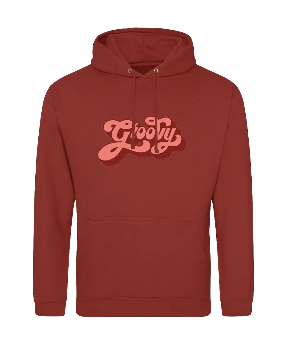 Big Bobble Hats Ltd Hoodies Small / Red Hot Chilli Groovy Hoodie