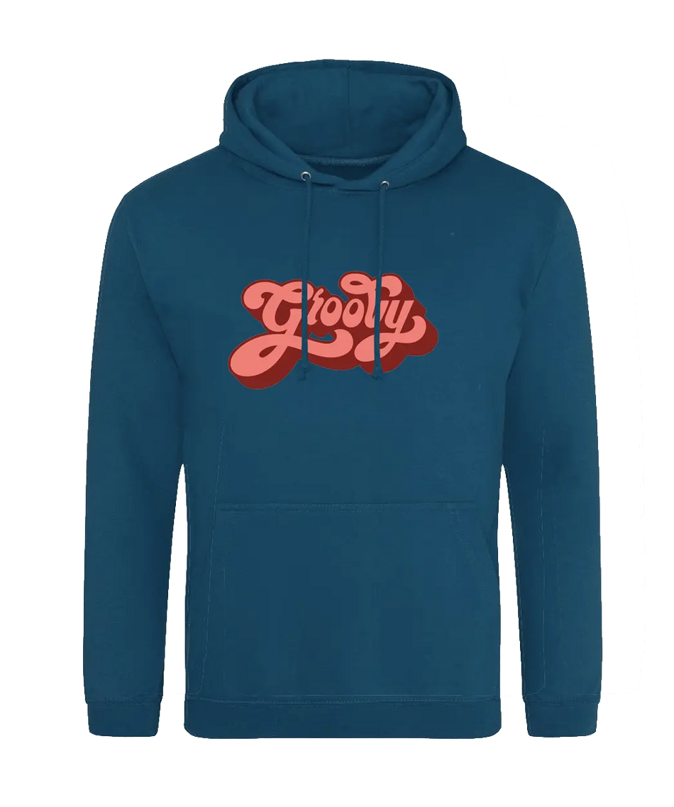 Big Bobble Hats Ltd Hoodies Small / Ink Blue Groovy Hoodie