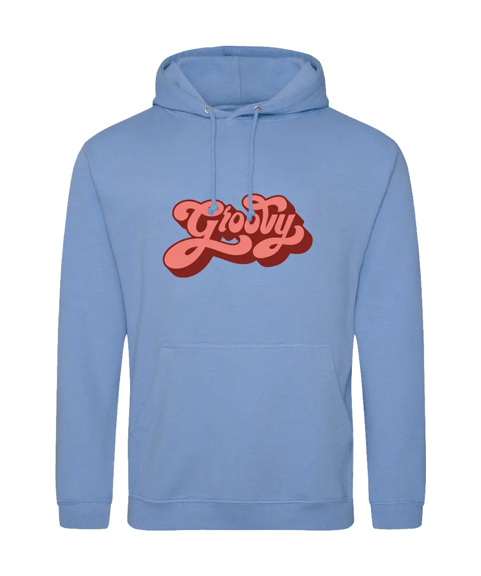 Big Bobble Hats Ltd Hoodies Small / Cornflower Blue Groovy Hoodie
