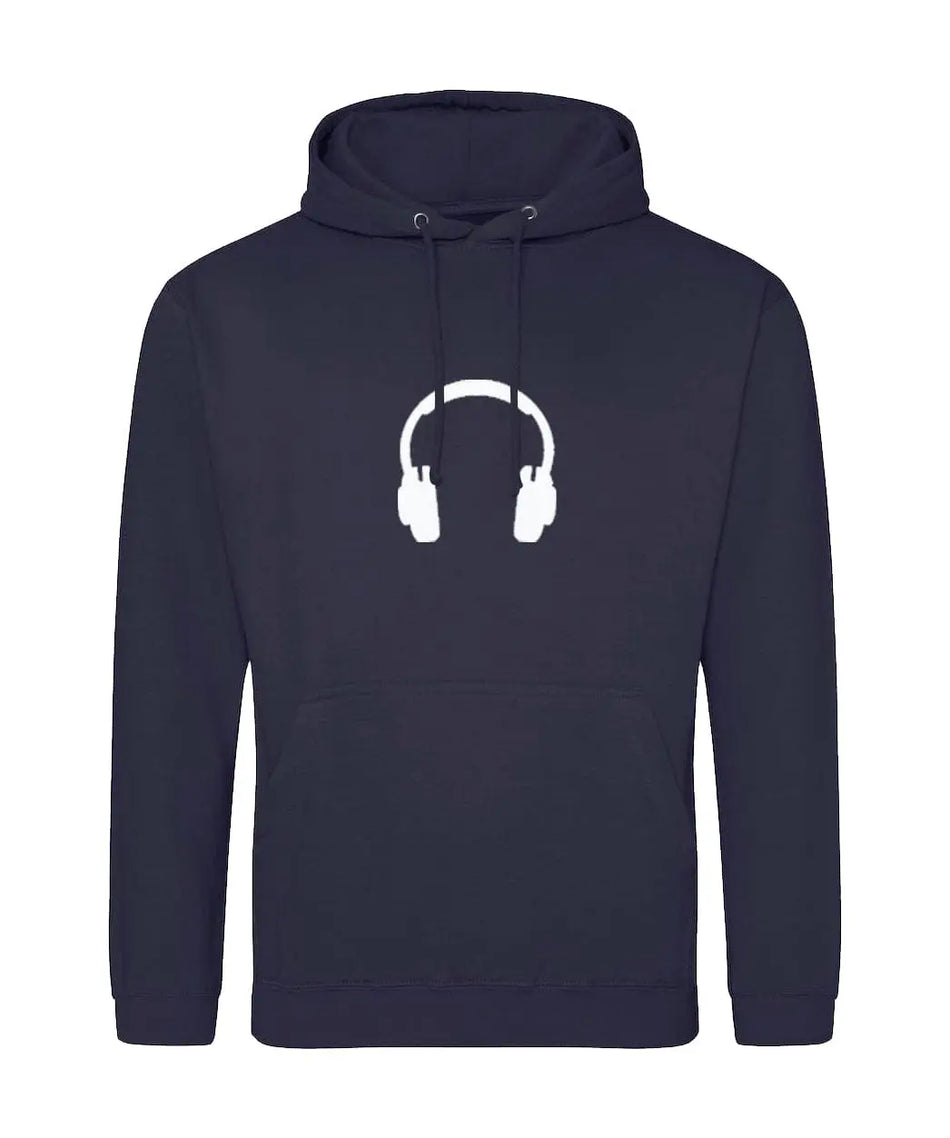 Big Bobble Hats Ltd Hoodies Small / Navy Smoke Headphones Hoodie