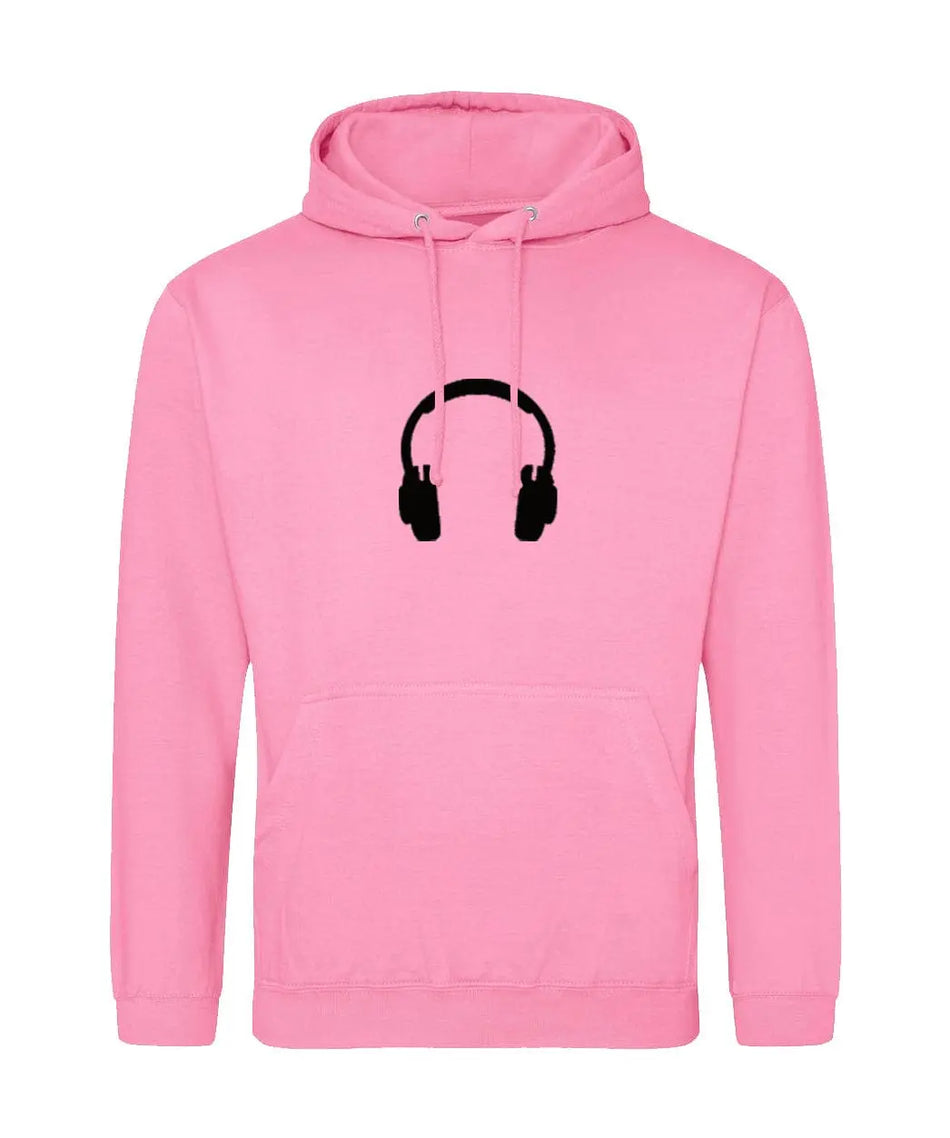 Big Bobble Hats Ltd Hoodies Small / Candyfloss Pink Headphones Hoodie
