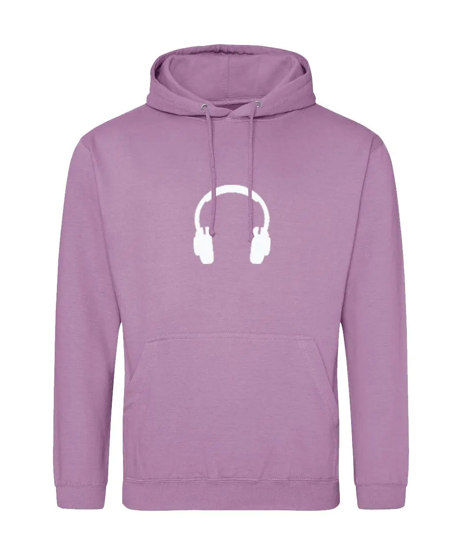 Big Bobble Hats Ltd Hoodies Small / Digital Lavender Headphones Hoodie