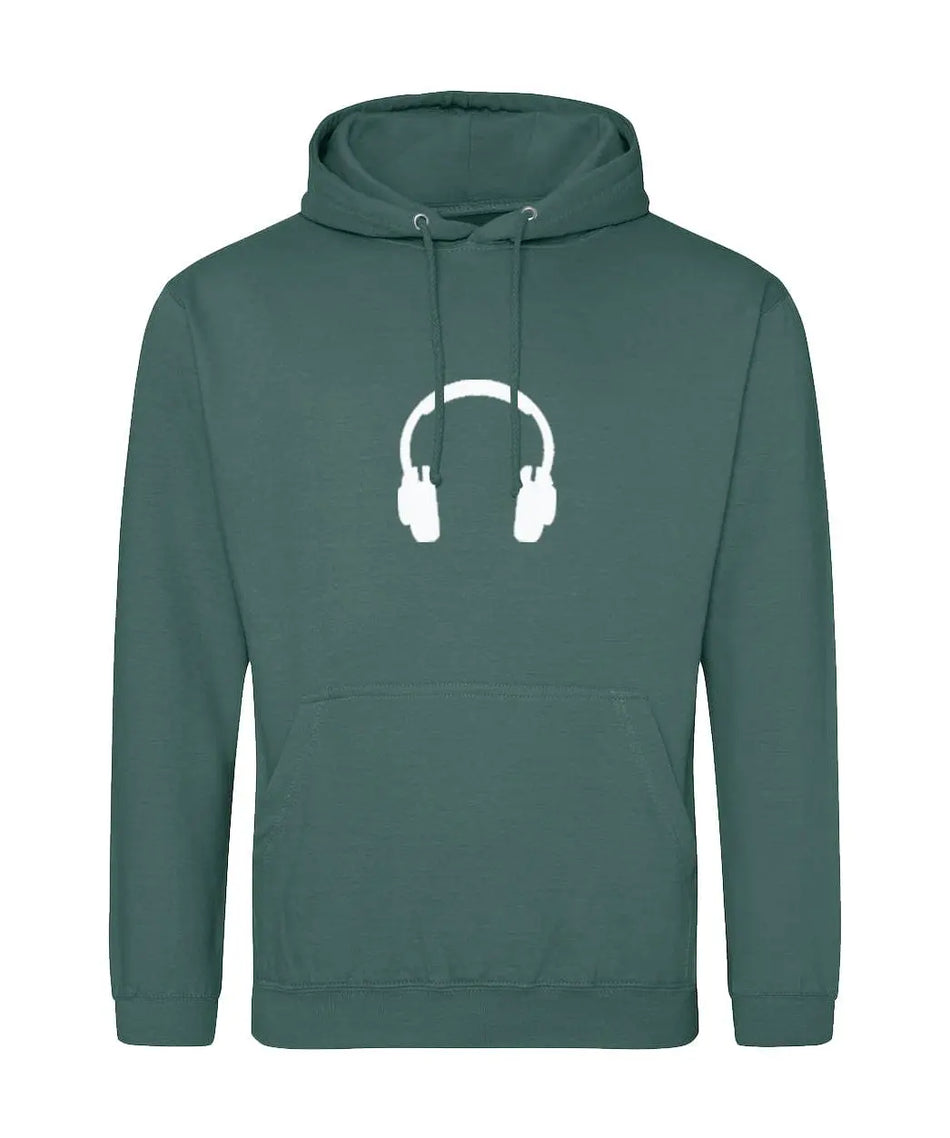 Big Bobble Hats Ltd Hoodies Small / Moss Green Headphones Hoodie