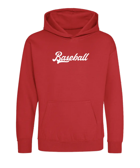 Big Bobble Hats Ltd Kids Hoody Extra Extra Small / Red Kids Baseball Hoodie
