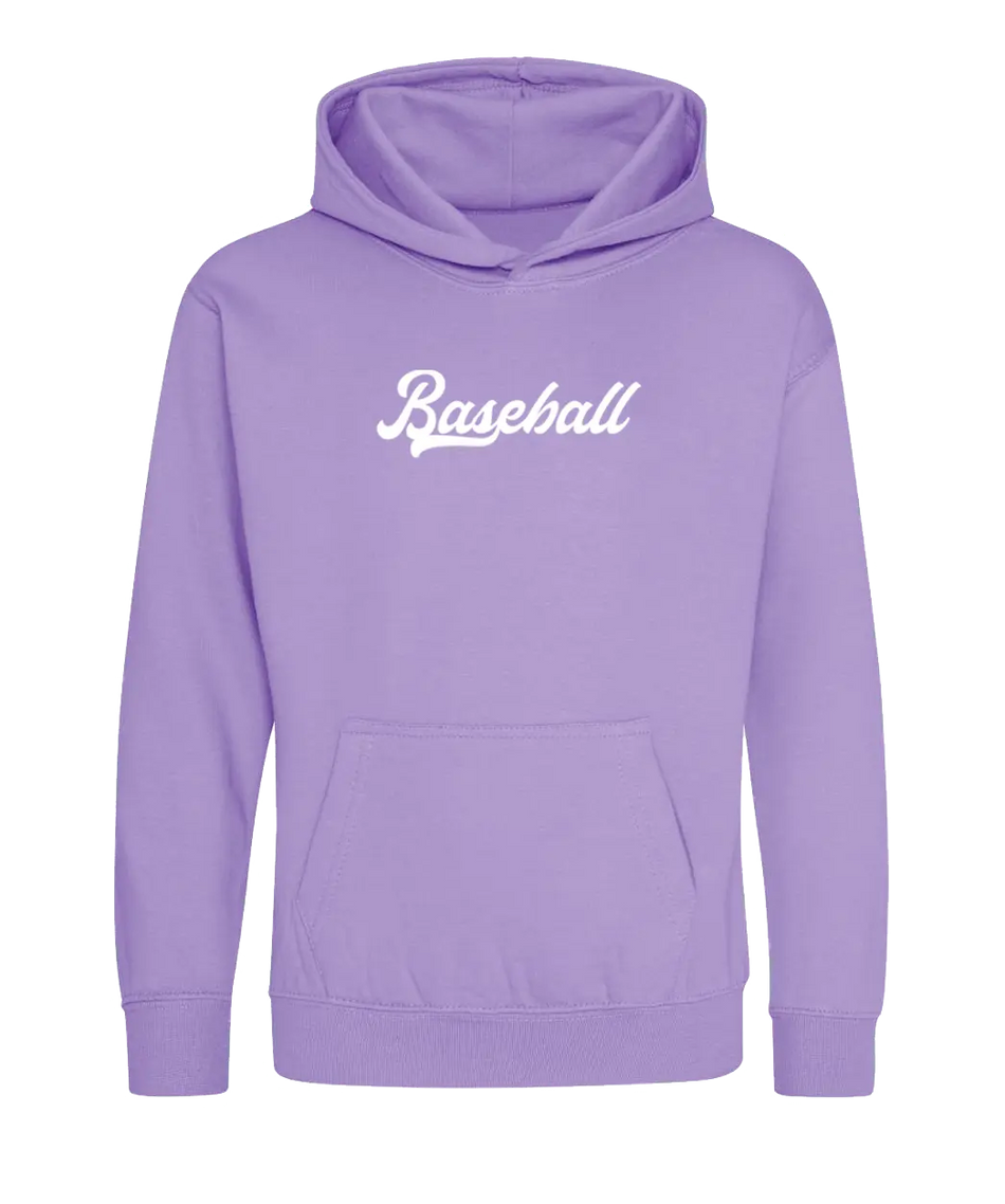 Big Bobble Hats Ltd Kids Hoody Extra Extra Small / Digital Lavender Kids Baseball Hoodie