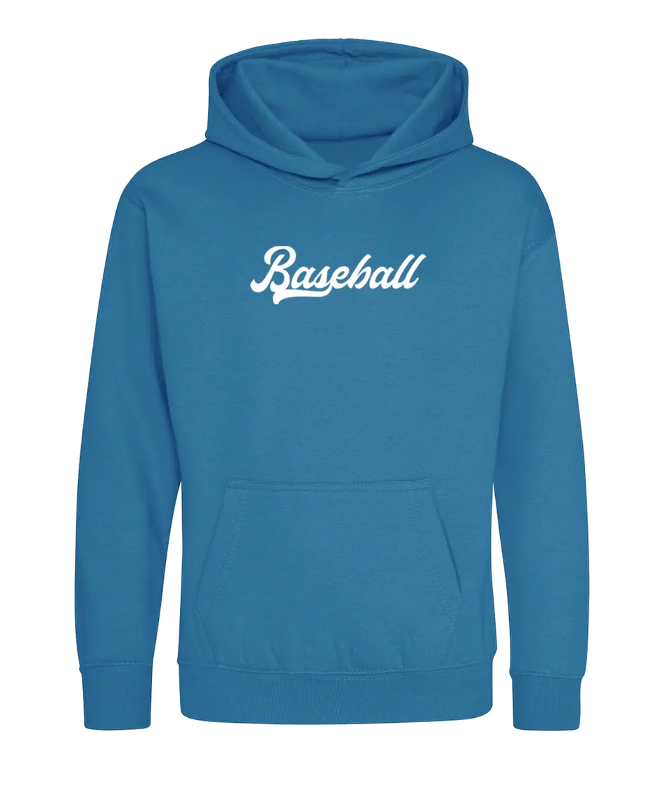 Big Bobble Hats Ltd Kids Hoody Extra Extra Small / Sapphire Blue Kids Baseball Hoodie