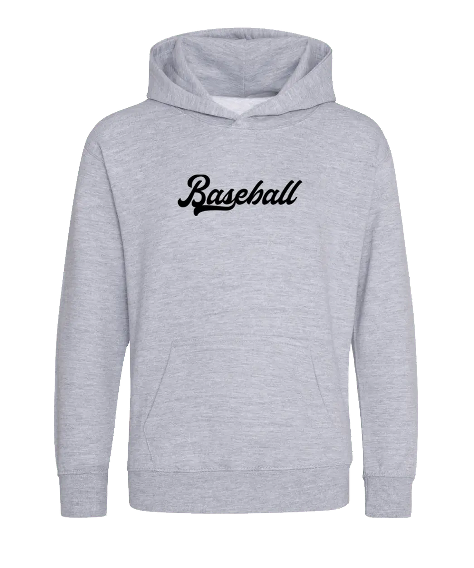 Big Bobble Hats Ltd Kids Hoody Extra Extra Small / Heather Grey Kids Baseball Hoodie