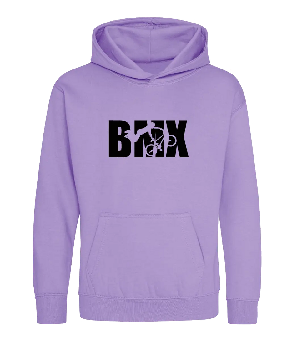 Big Bobble Hats Ltd Kids Hoody Extra Extra Small / Digital Lavender Kids BMX Hoodie