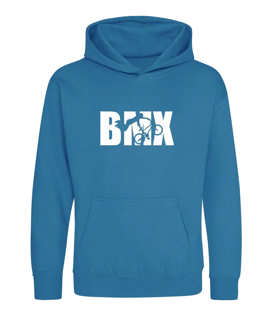 Big Bobble Hats Ltd Kids Hoody Extra Extra Small / Sapphire Blue Kids BMX Hoodie