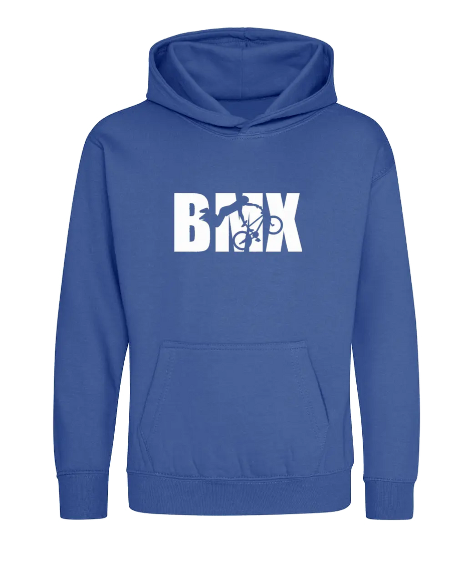 Big Bobble Hats Ltd Kids Hoody Extra Extra Small / Royal Blue Kids BMX Hoodie