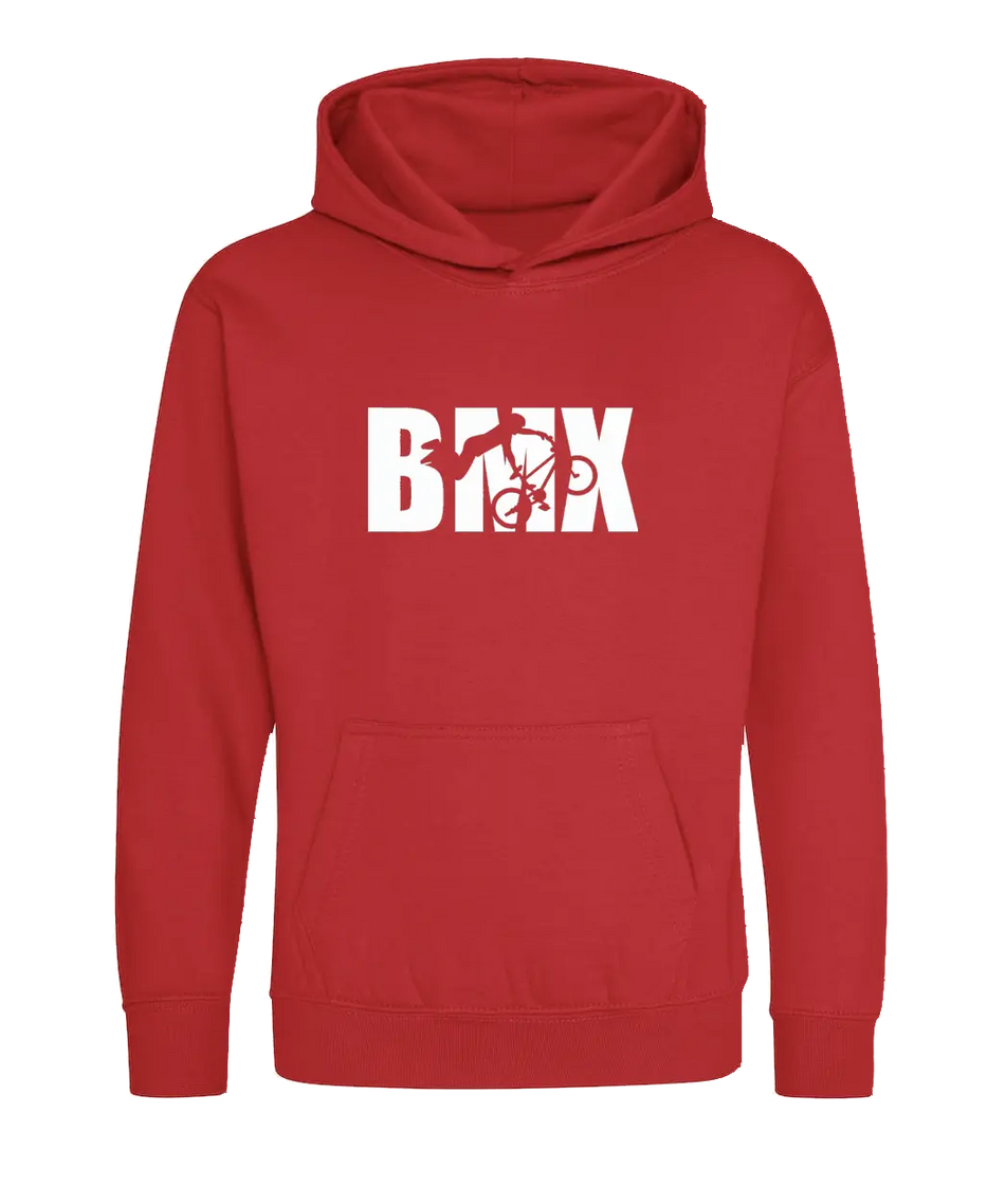 Big Bobble Hats Ltd Kids Hoody Extra Extra Small / Red Kids BMX Hoodie