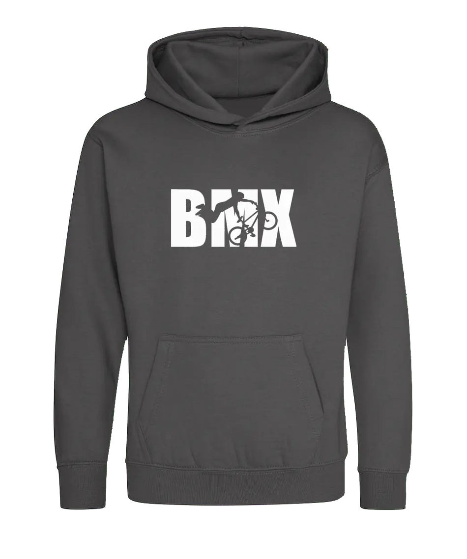 Big Bobble Hats Ltd Kids Hoody Extra Extra Small / Storm Grey Kids BMX Hoodie