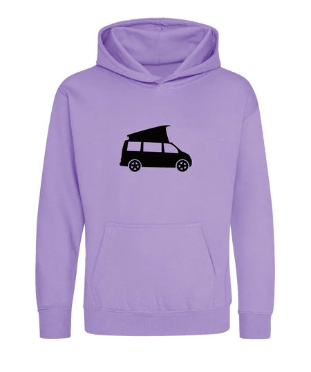 Big Bobble Hats Ltd Kids Hoody Extra Extra Small / Digital Lavender Kids Campervan Hoodie