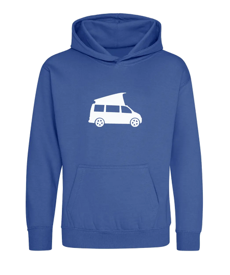 Big Bobble Hats Ltd Kids Hoody Extra Extra Small / Royal Blue Kids Campervan Hoodie