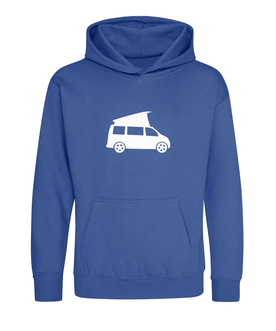 Big Bobble Hats Ltd Kids Hoody Extra Extra Small / Royal Blue Kids Campervan Hoodie